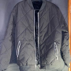 Mens Bomber Jacket, fur lined